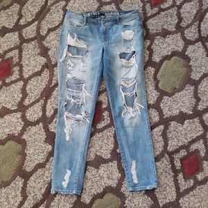 π€© Super Distressed Light ReWash Jeans π€©